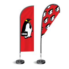 Beach Flag -Mainosliput